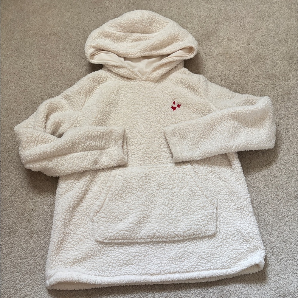 Cat & Jack Off-White Sherpa Hoodie